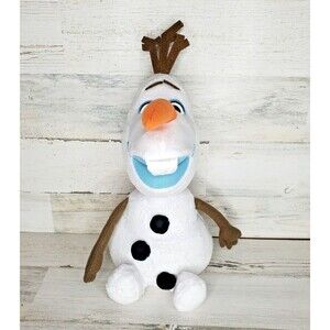 Disney Frozen Olaf Plush 12" Snowman Stuffed Animal Toy Disney Store CLEAN!